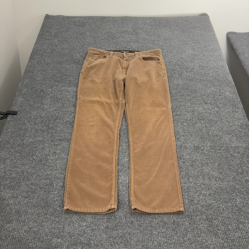 Black Brown 1826 Corduroy Pants Mens 36x30 Tan Classic Fit Casual Preppy